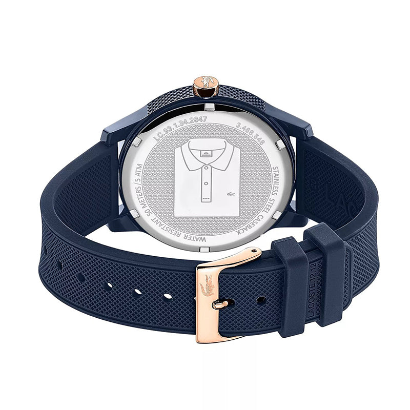 Lacoste Montre Bracelet Silicone Élégante Homme