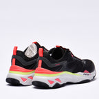 SKECHERS ENERGY RACER-EMBRACE HER BLACK/CORAL﻿ 7