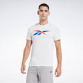Reebok T-Shirt Logo Classique Homme Blanc