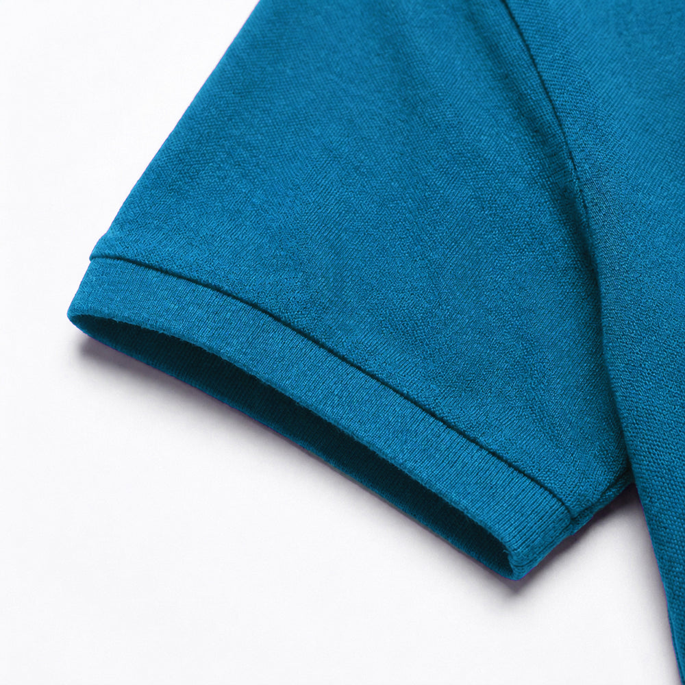 Kimland Polo Homme Bleu Élégant et Confortable