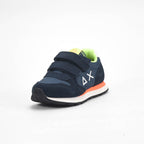 SUN68 Sneakers à Scratch en Daim et Textile Enfant
