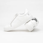 Massimo Baskets Basses Minimalistes Blanc Homme
