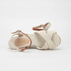 André Sandales Compensées Style Espadrille Femme