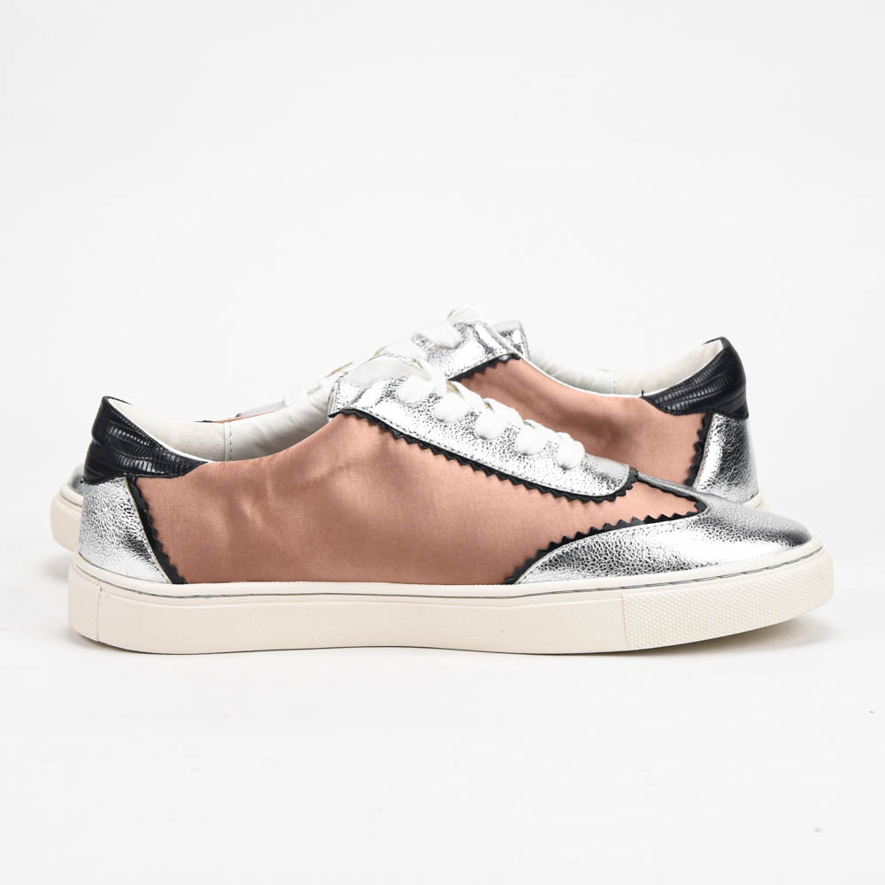 André Baskets Basses Design Bicolore Femme