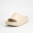 Peak Claquettes Confortables Beige Unisexe