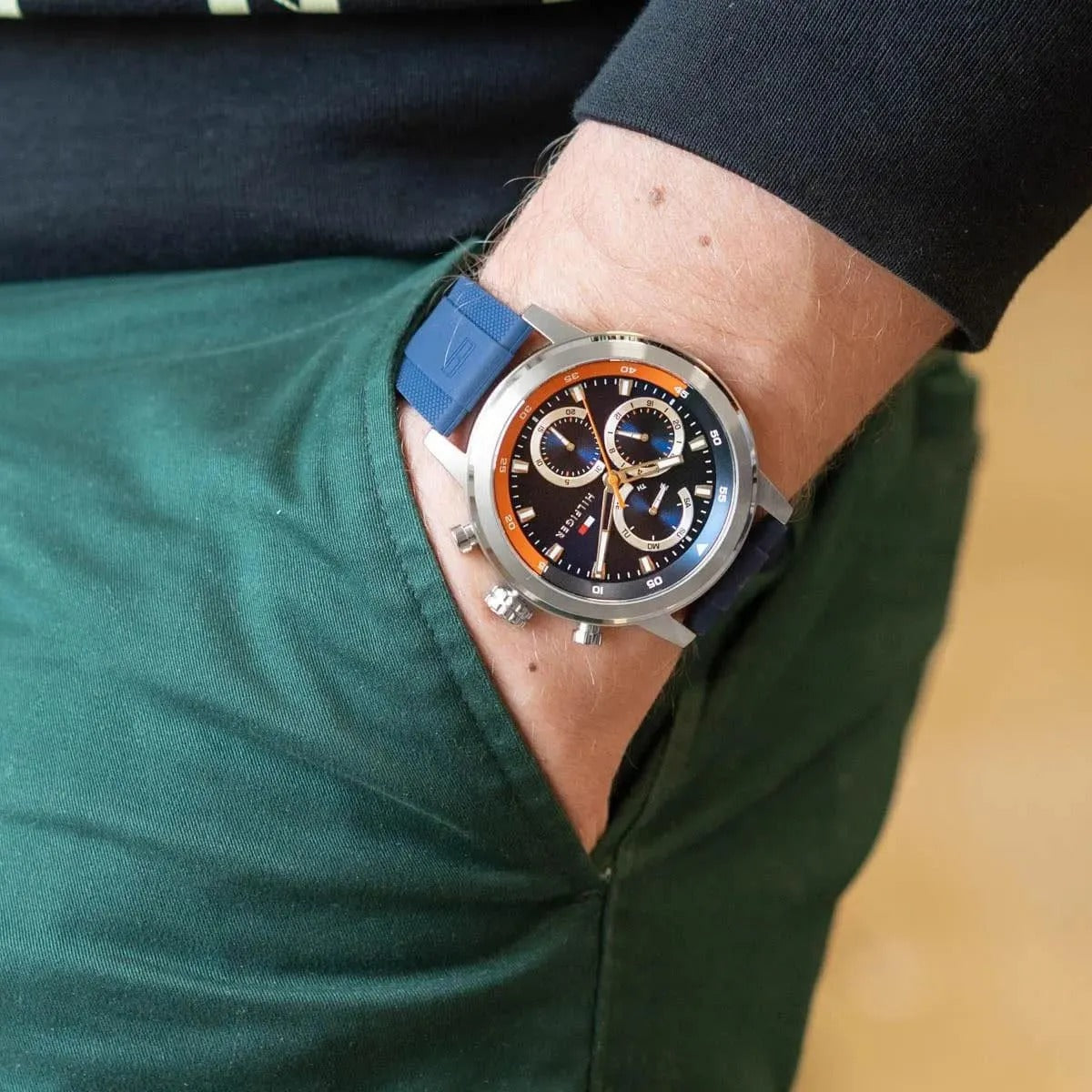 Tommy Hilfiger Montre Chronographe Sportive Homme
