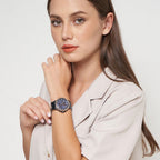 Montre Tommy Hilfiger Élégante Cadran Bleu Femme