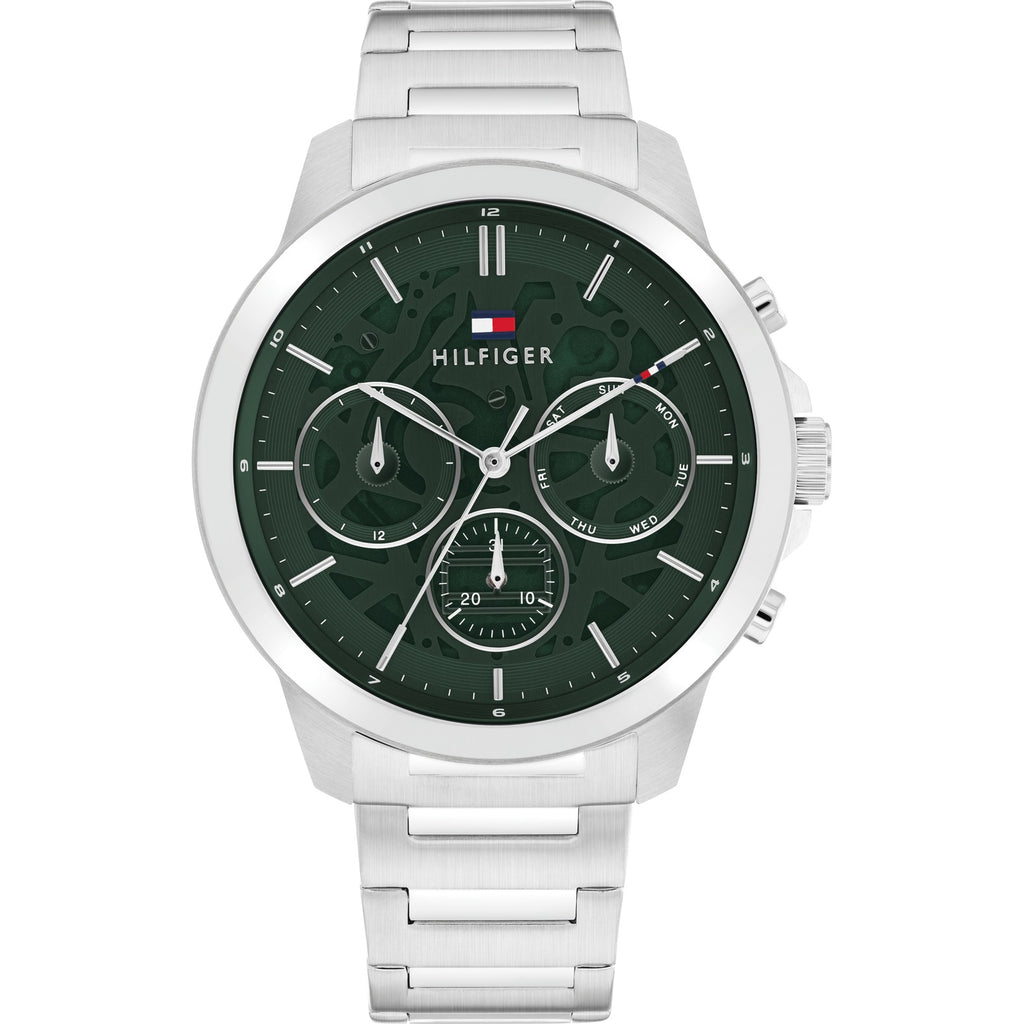 Tommy Hilfiger Montre Cadran Vert Acier Inoxydable Homme