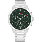 Tommy Hilfiger Montre Cadran Vert Acier Inoxydable Homme
