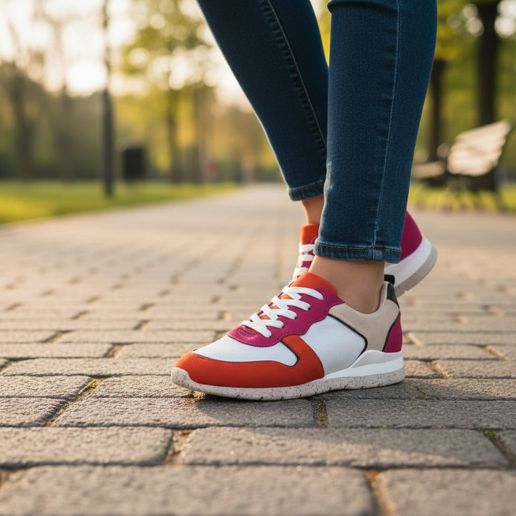 André Baskets Multicolores Style Urbain Femme