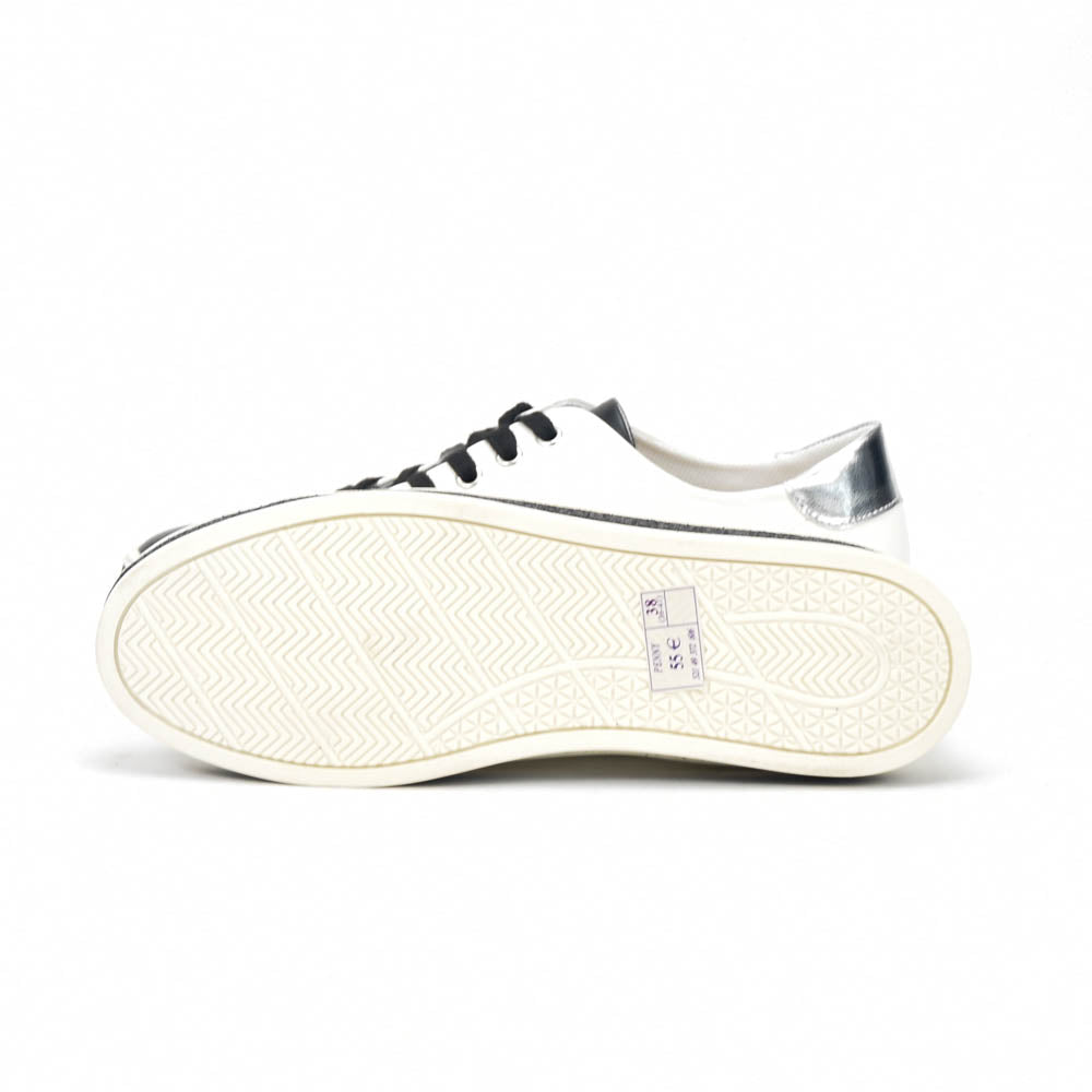 André Baskets Basses Bicolores Élégantes Femme