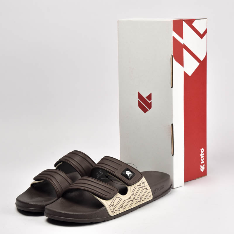 Kito Claquettes Confortables à Scratch Homme