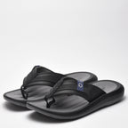 Cartago Luxemburgo Tongs Confortables Homme Noir et Gris
