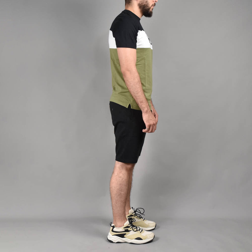 HARD1 T-shirt Tricolore Design Moderne Homme