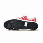 André Baskets Basses Imprimé Bandana Rouge Femme