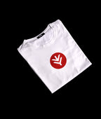 T-shirt BLANC 2 LOGO ROUGE Y