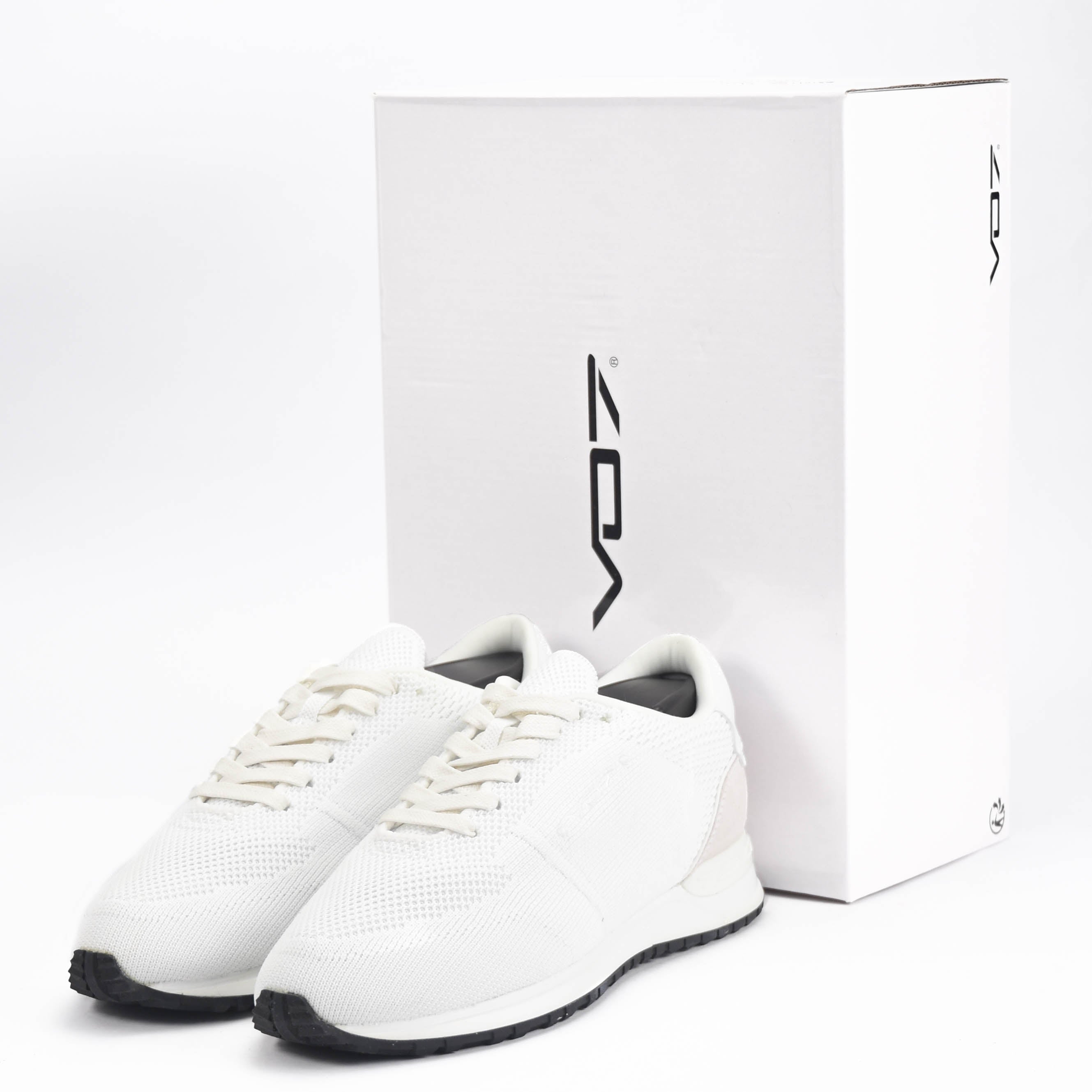 VO7 Baskets Milan Knit Blanc Homme