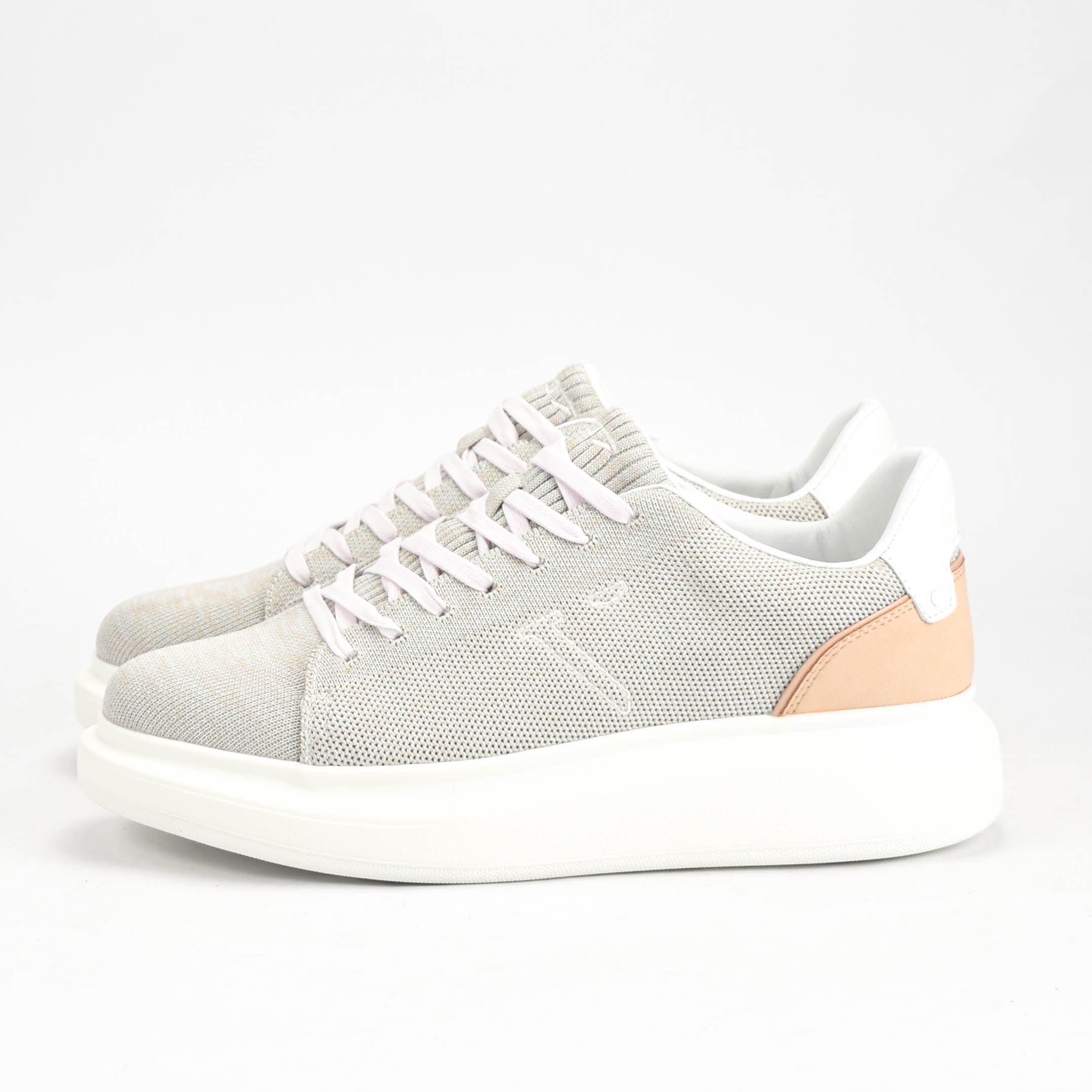 VO7 Baskets Elysee Confortables Beige Homme