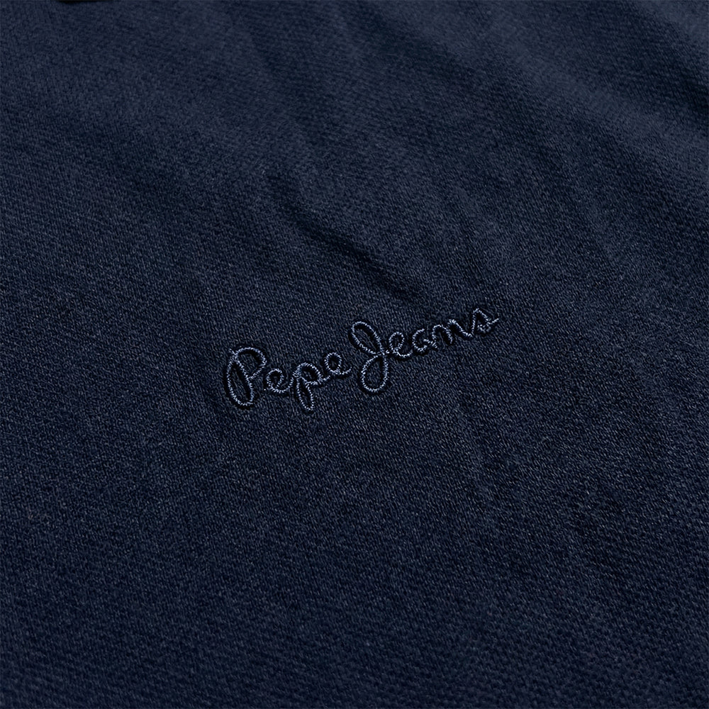 Pepe Jeans Polo Homme Classique Bleu Marine
