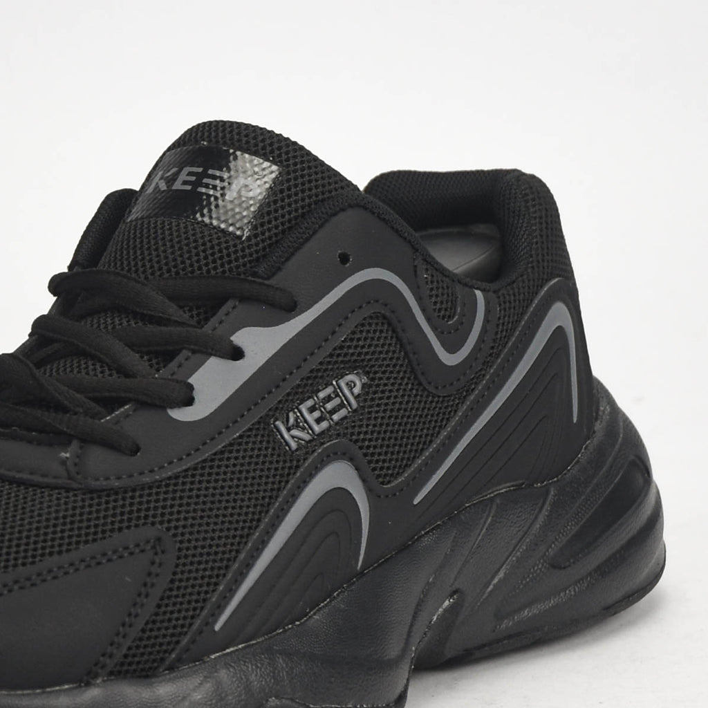 Keep Baskets Sportives Confortables Noir Homme
