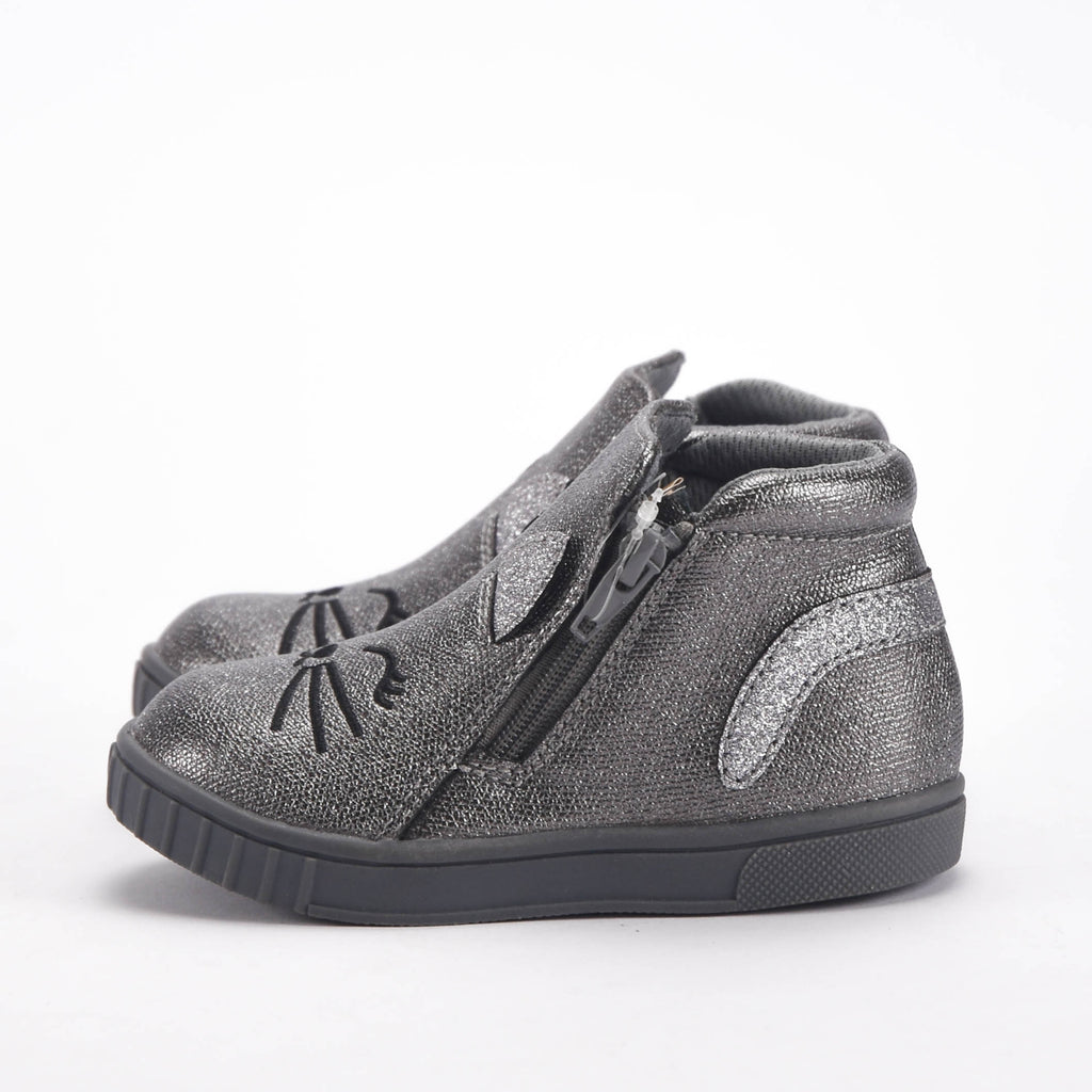 Chicco Bottines Pailletées Motif Chat Fille
