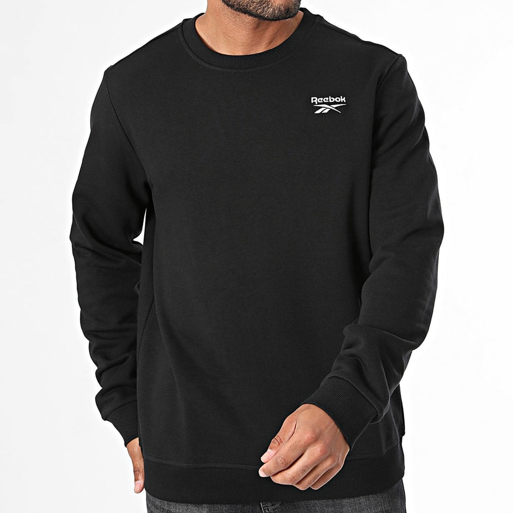 Reebok Sweatshirt Col Rond Logo Classique Homme