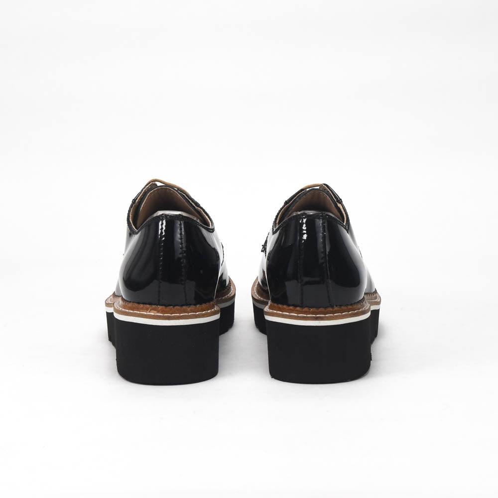 André Derbies Vernies Plateforme Femme