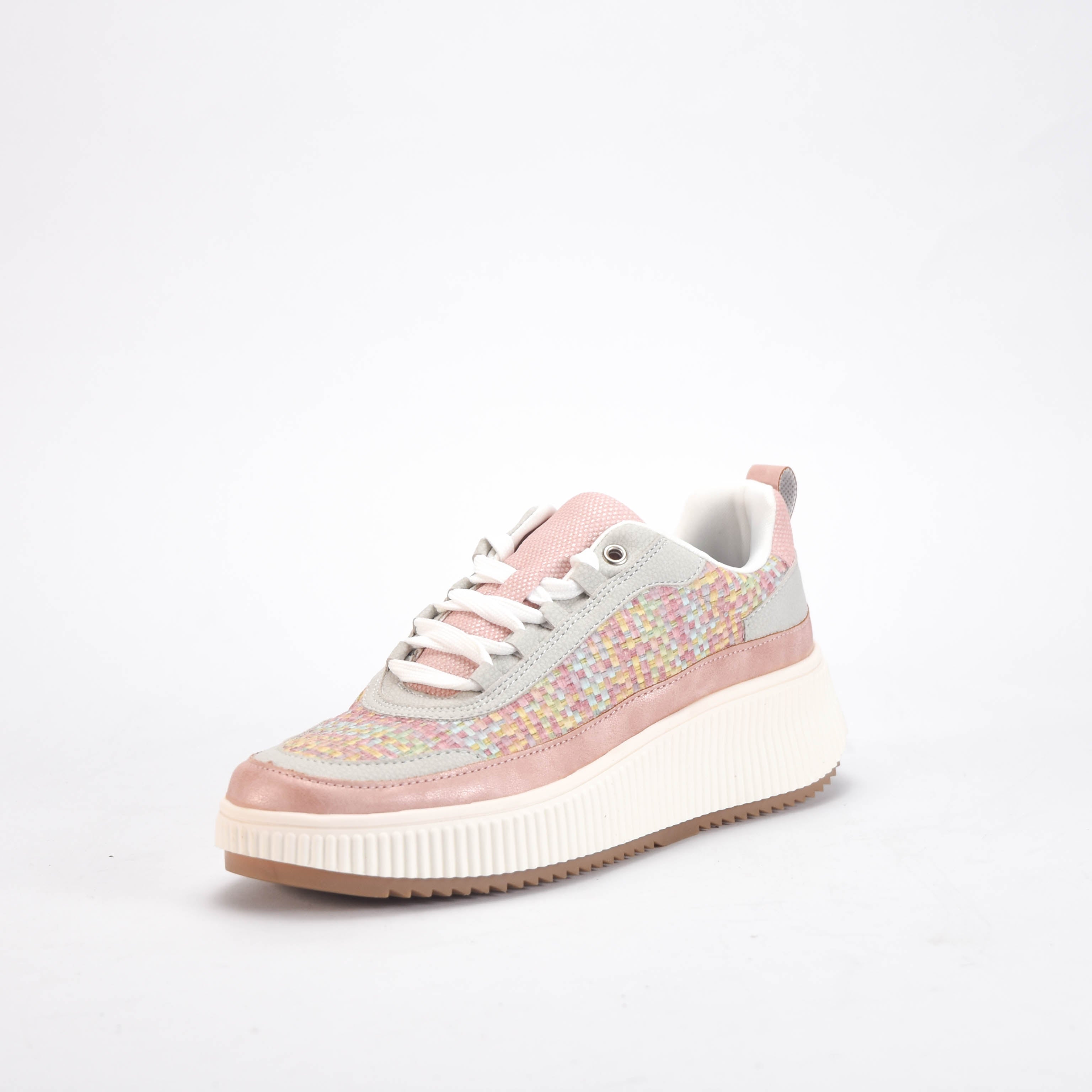Street Life Baskets Plateforme Multicolores Femme