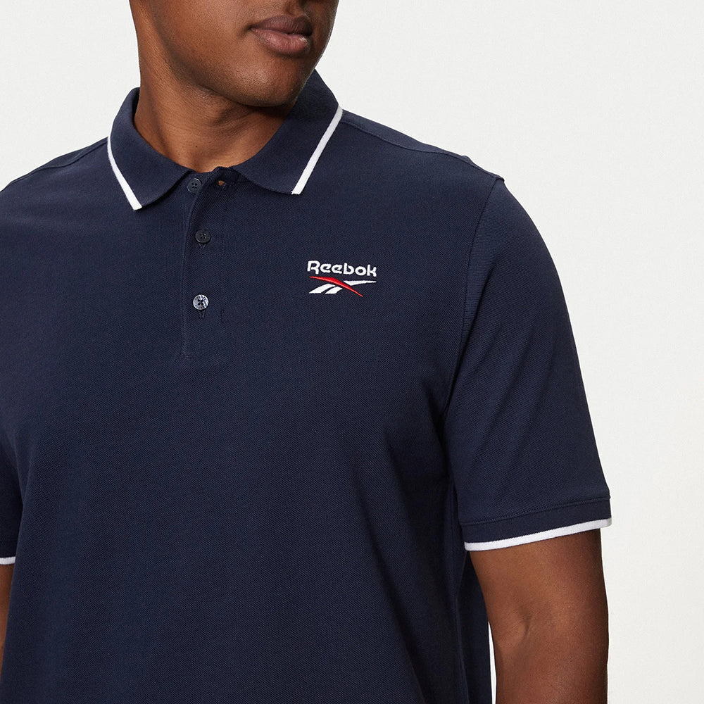 Reebok Polo Classique Logo Brodé Homme