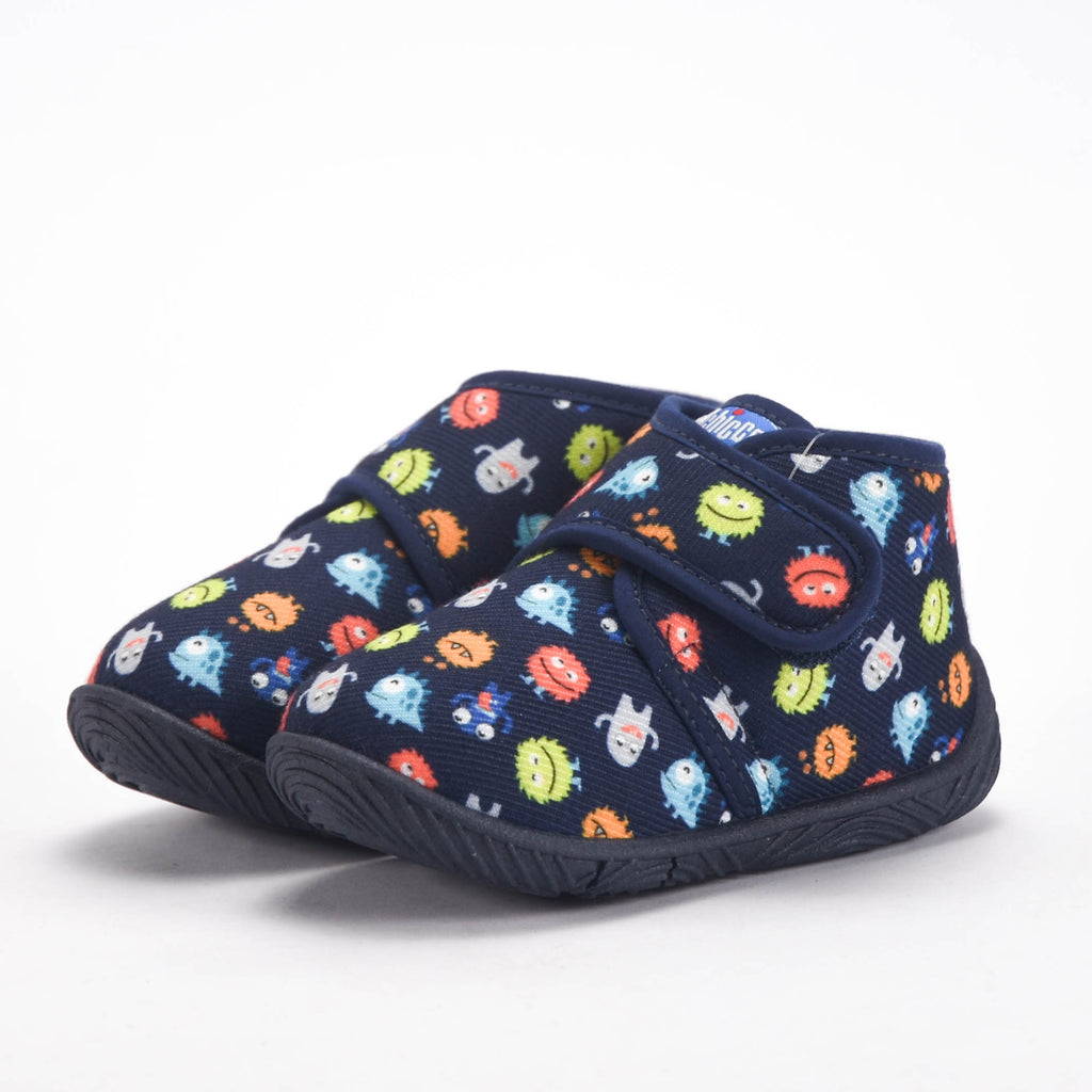 Chicco Chaussons Souples Imprimé Monstres Enfant