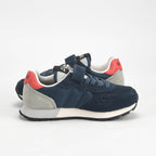 SUN68 Baskets Sneakers à Scratch Enfant Bleu Marine