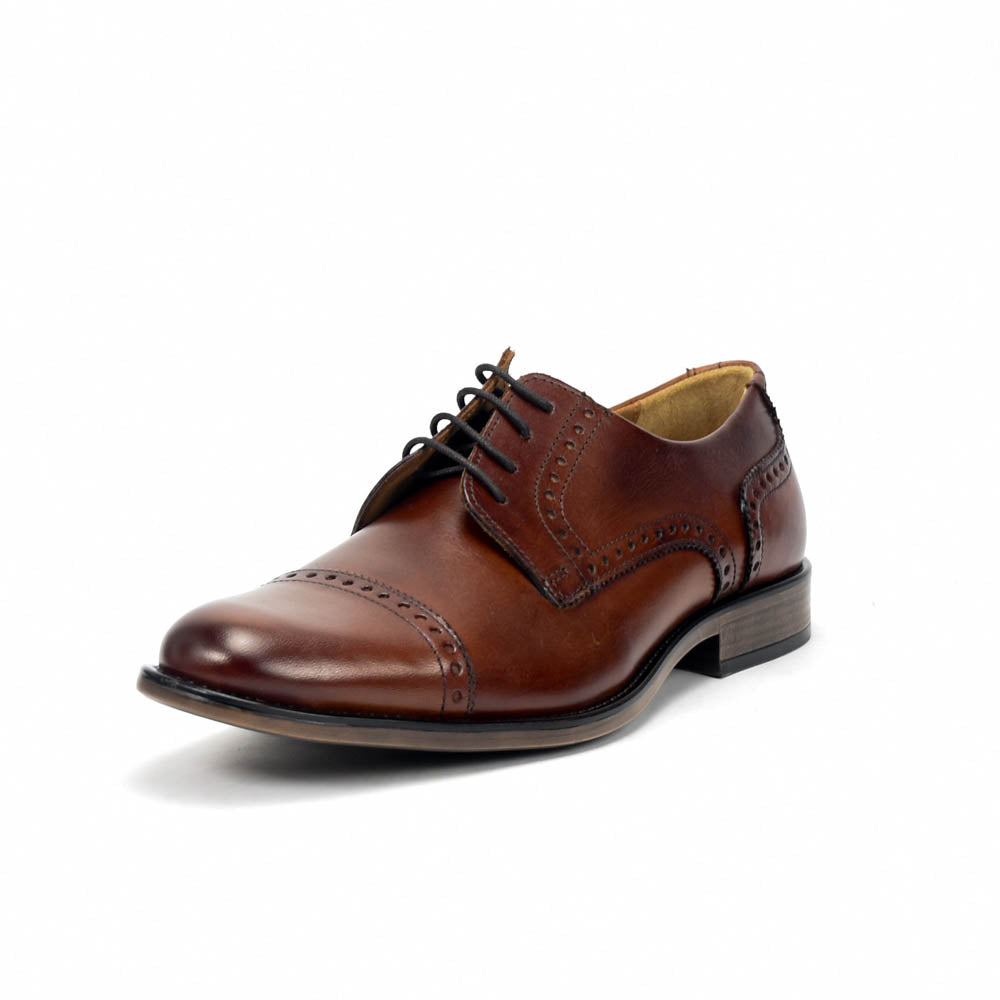 André Chaussures Richelieu Cuir Marron Homme
