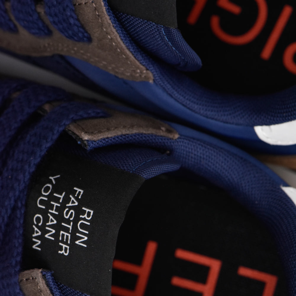 SUN68 Baskets Ally Solid en Daim et Textile Homme