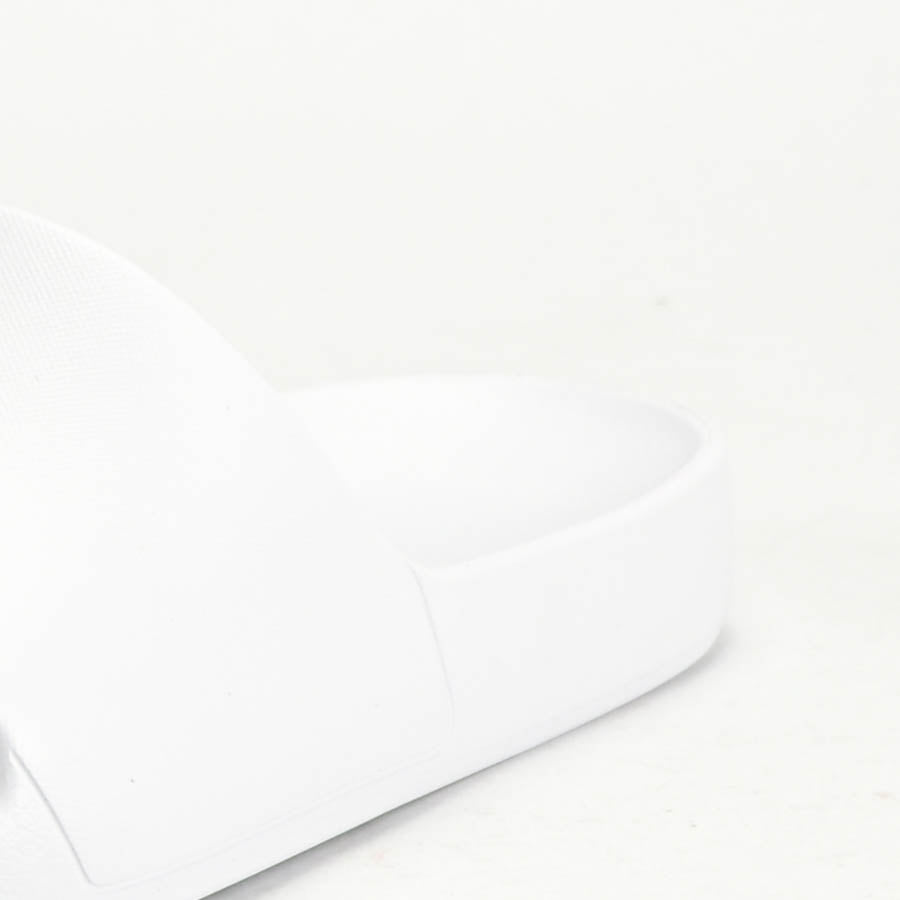 Peak Claquettes de Sport Légères Blanches Homme