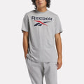 Reebok T-Shirt Logo Classique Gris Homme