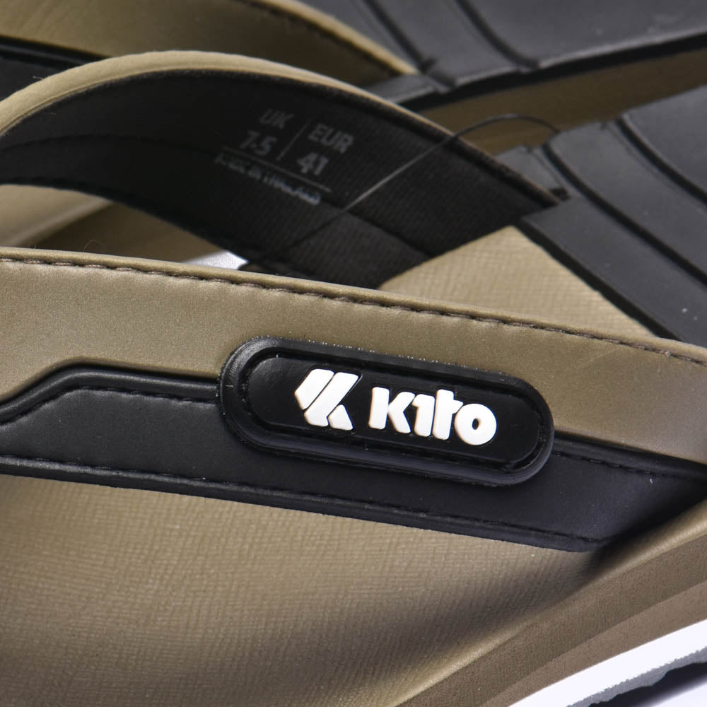 Kito Claquettes Entre-Doigts Confortables Homme