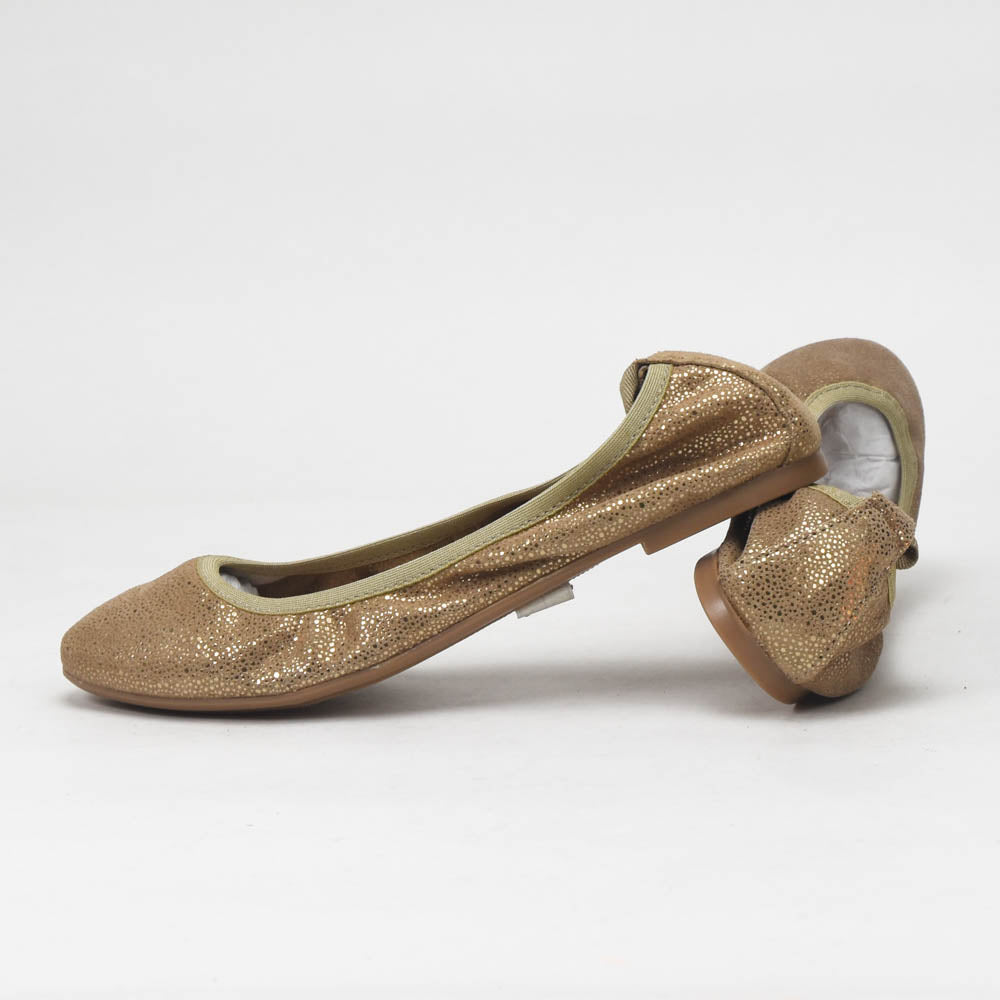 André Ballerines Dorées Confortables Femme
