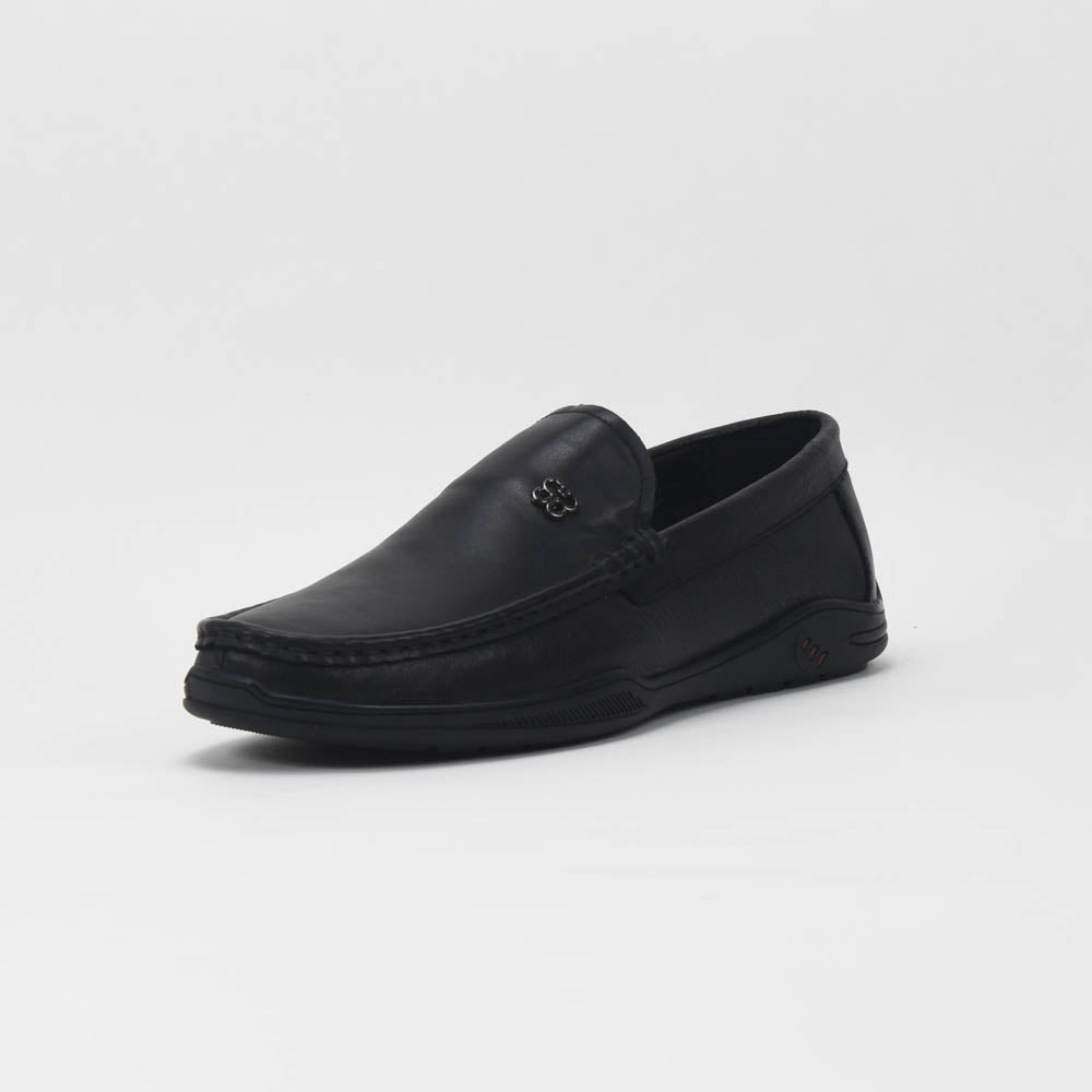 Septwolves Mocassins Cuir Noir Élégants Homme