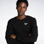 Reebok T-Shirt Manches Longues Logo Classique Homme