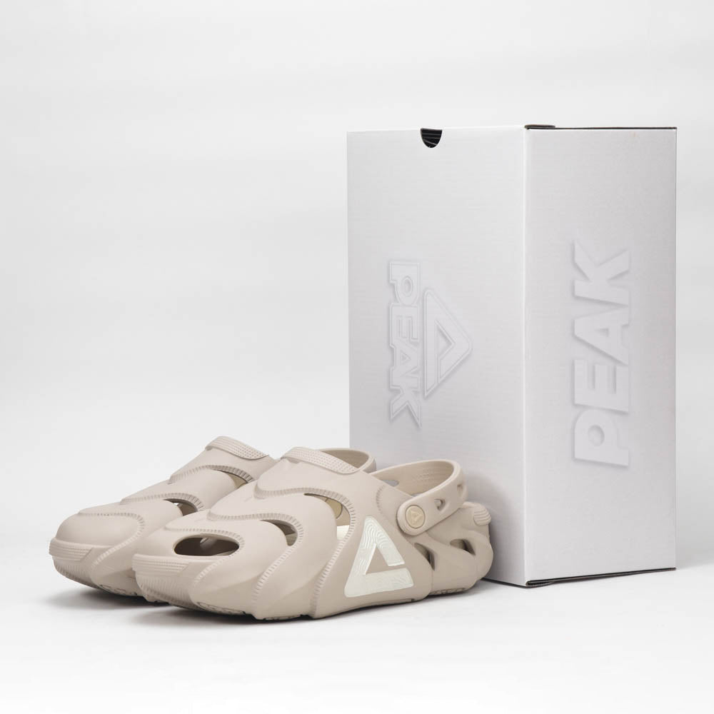 Peak Sabots Sandales Confortables Beige Unisexe