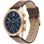 Tommy Hilfiger Montre Chronographe Cadran Bleu Homme