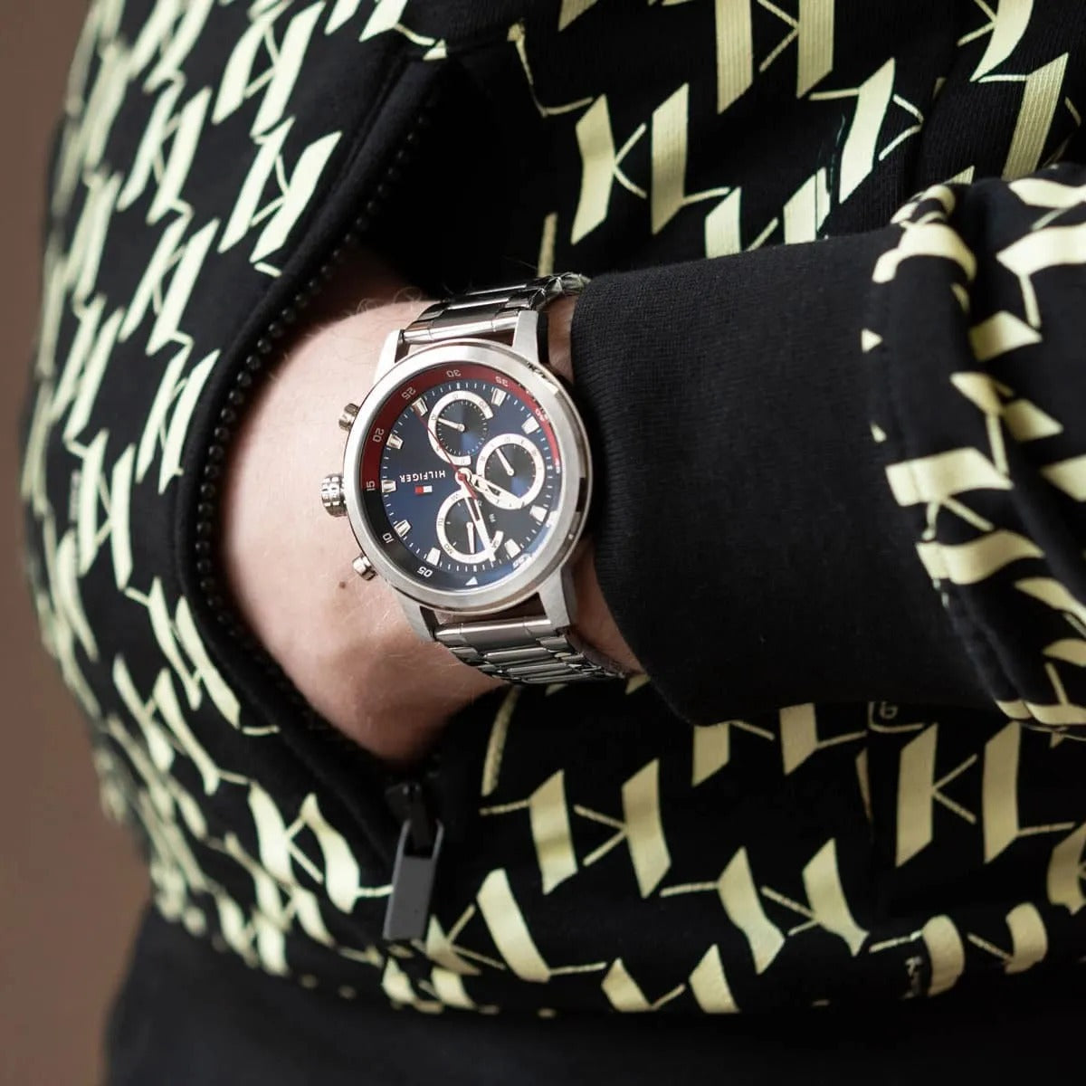 Tommy Hilfiger Montre Chronographe Acier Inoxydable Homme