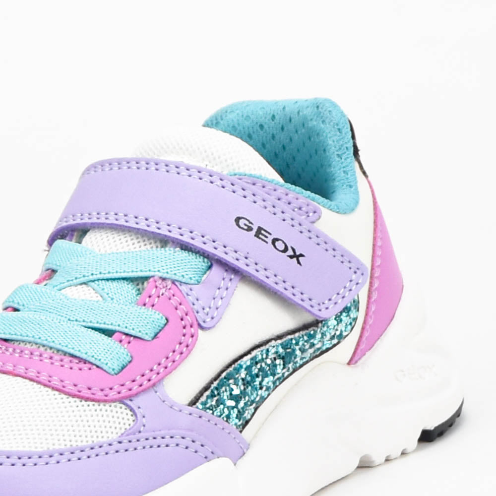 Geox Baskets Respirantes à Scratch Fille