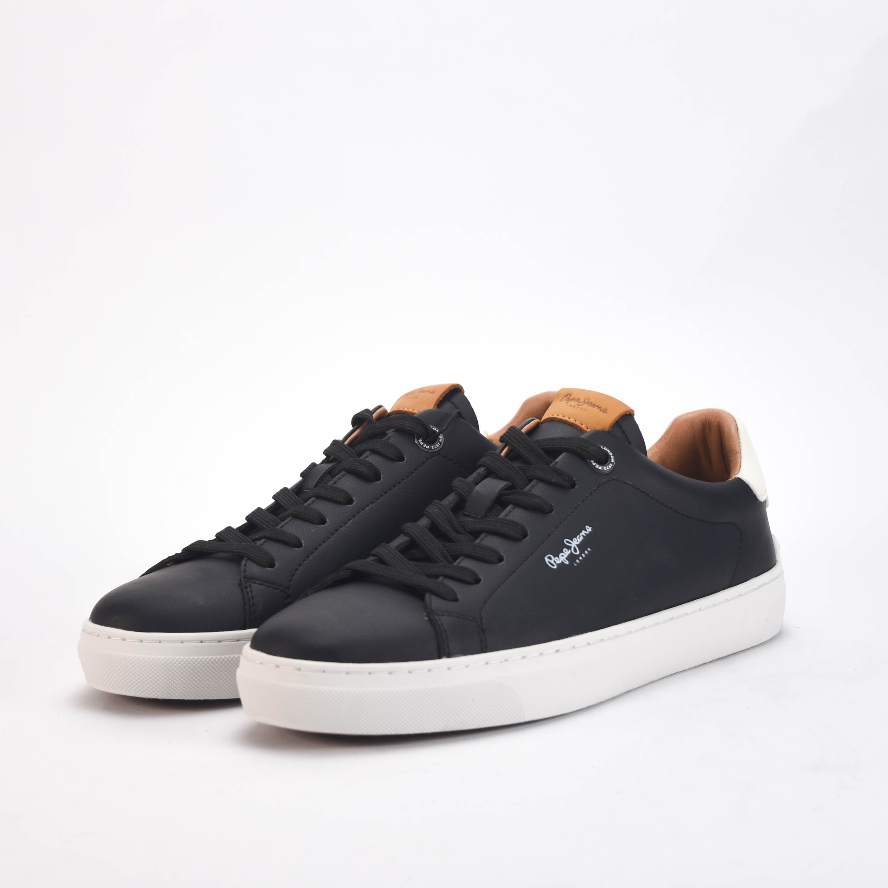 Pepe Jeans Sneakers Camden Club Cuir Noir Homme