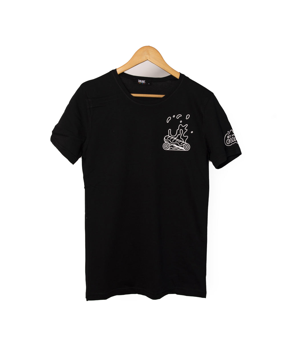 Kimland T-shirt Noir Motif Graphique Homme