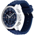 Tommy Hilfiger Montre Chronographe Bracelet Silicone Homme