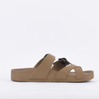 Kito Sandales à Boucles Confortables Beige Unisexe