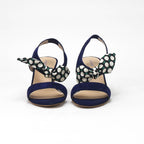 André Sandales à Talons et Nœud Imprimé Femme
