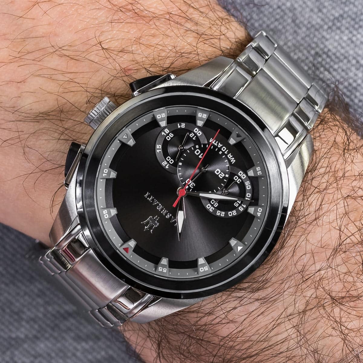 Maserati Traguardo Montre Chronographe Élégante Homme
