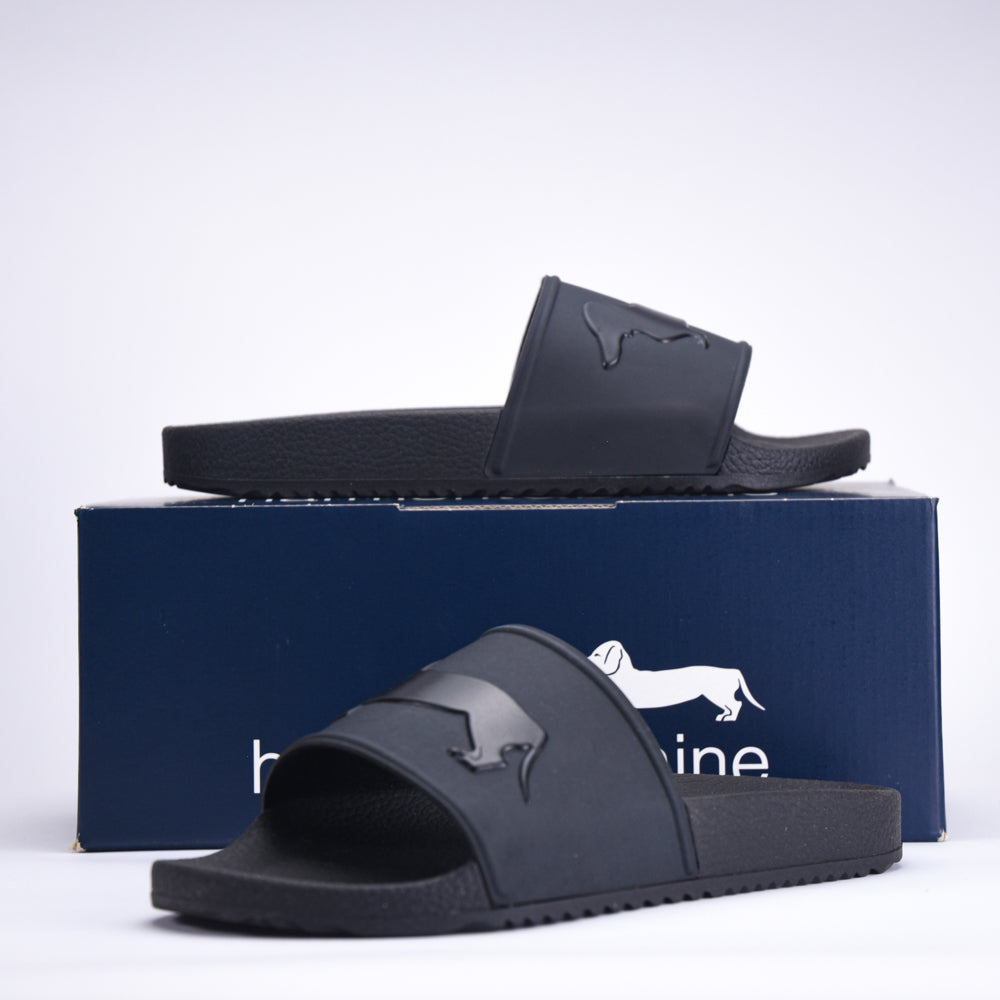 HARMONT AND BLAINE CIABATTA UOMO EVA - LOGO NERO - NERO  ﻿ 1
